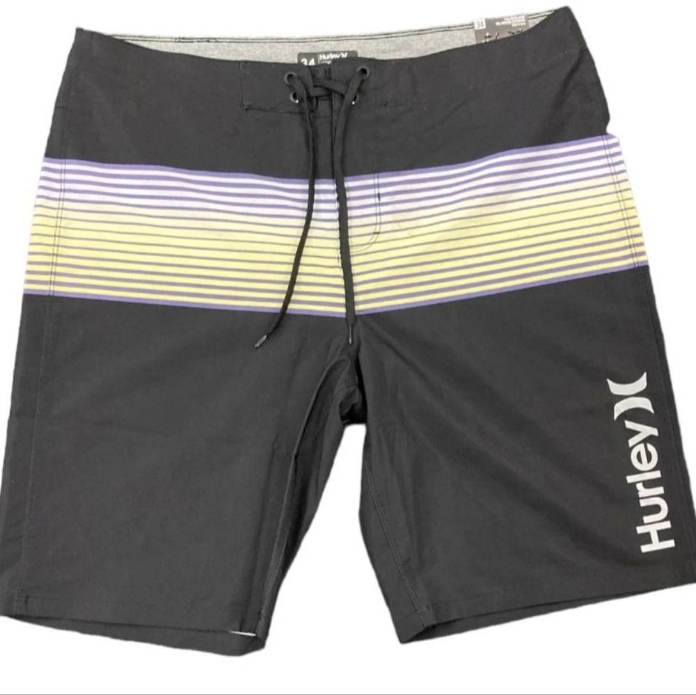 Hurley Men's Reflective Lobos Volley Boardshorts Sz 38